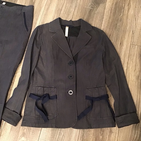 Women’s OUI Moments Wide leg Pants and Matching‎ Jacket size 6 - Picture 3 of 11